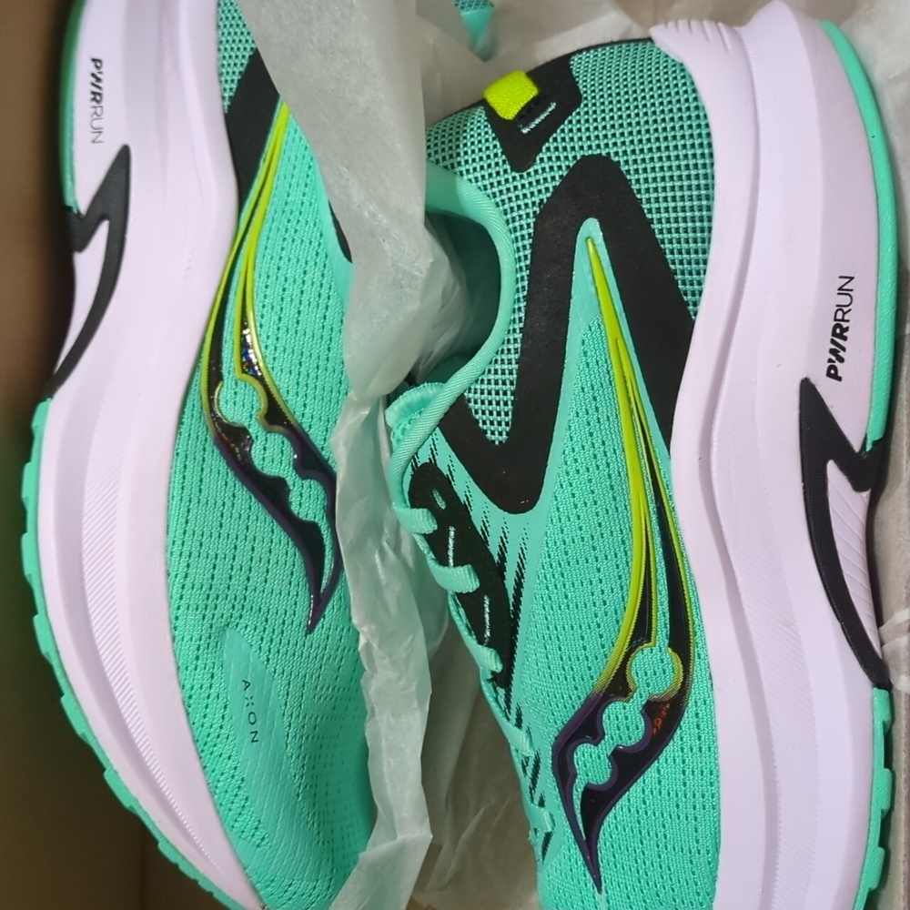 SAUCONY Axon 2 Running Shoes, Cool Mint Color, New In Box, Size 9 - Picture 6 of 6